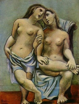 人の裸の女性 1 1906 年キュビスト パブロ・ピカソ Oil Paintings